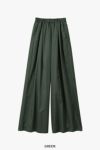 Graphpaper(グラフペーパー) Silicon Poplin Two Tuck Easy Wide Pants シリコンポプリンツータックイージーワイドパンツ GL253-40185