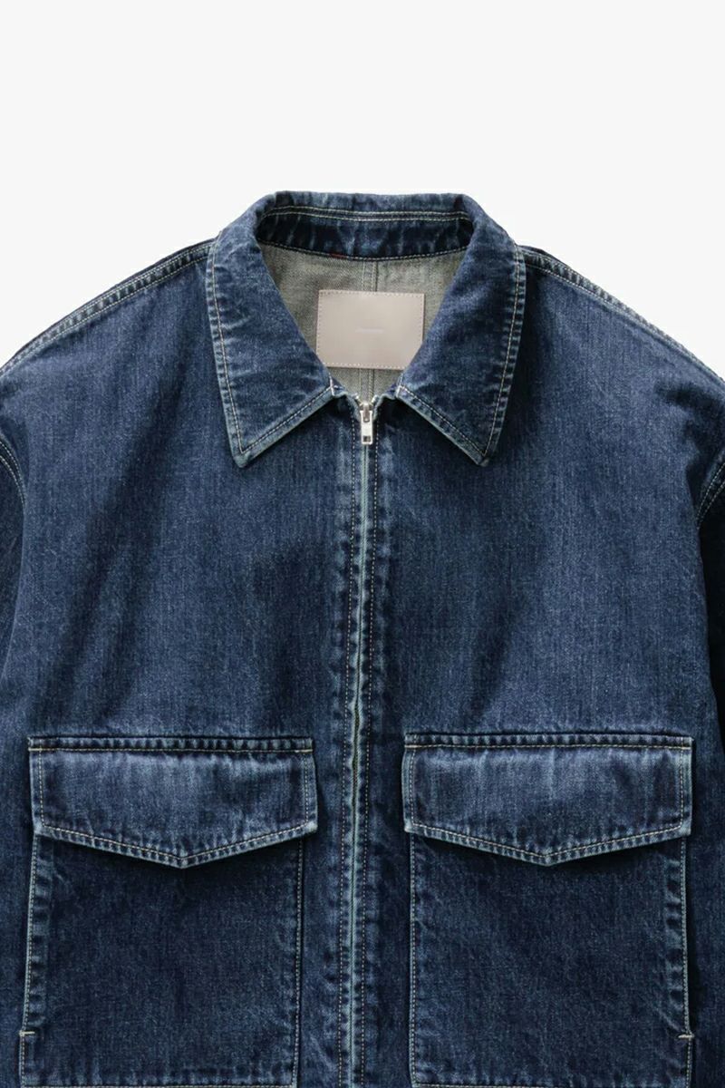  Graphpaper(グラフペーパー) Selvage Denim Zip Jacket -DARK FADE- セルヴィッチデニムジップジャケット ダークフェード GM253-20056DB