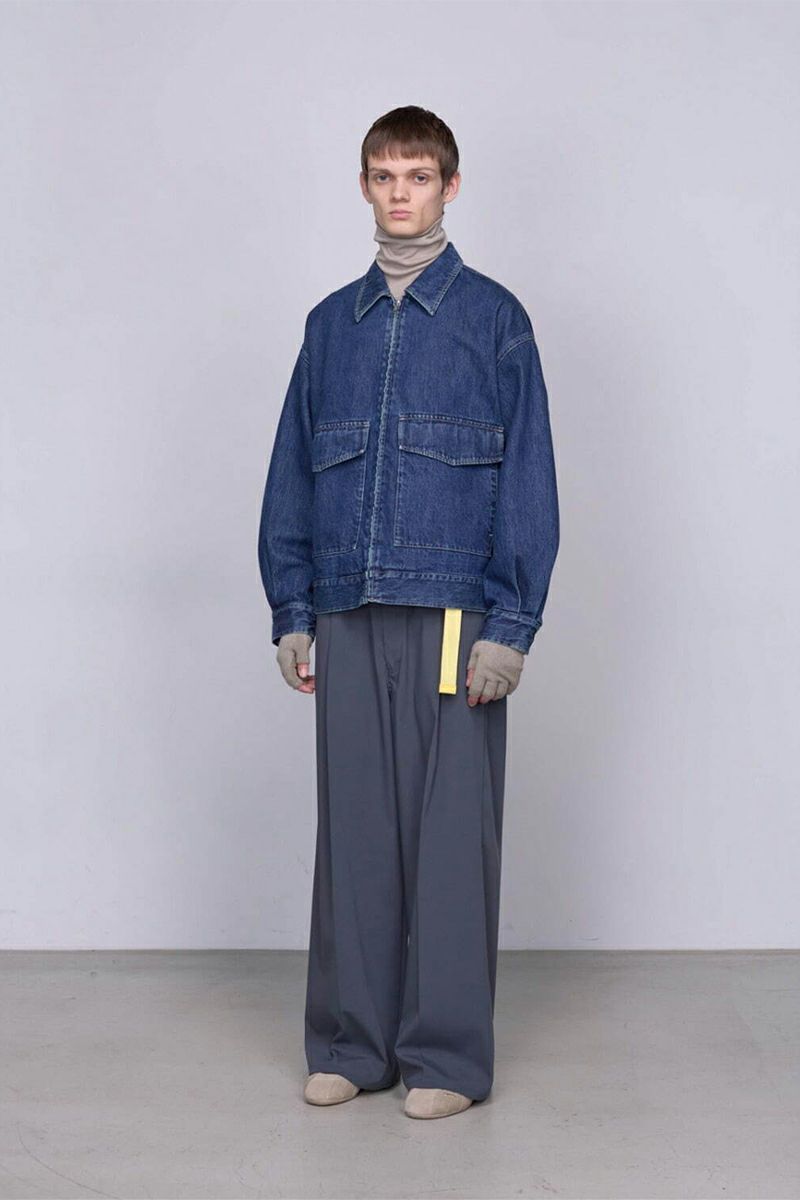  Graphpaper(グラフペーパー) Selvage Denim Zip Jacket -DARK FADE- セルヴィッチデニムジップジャケット ダークフェード GM253-20056DB