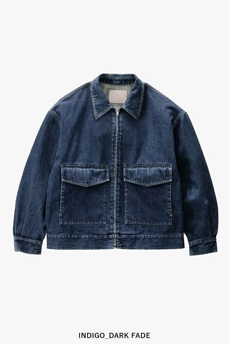  Graphpaper(グラフペーパー) Selvage Denim Zip Jacket -DARK FADE- セルヴィッチデニムジップジャケット ダークフェード GM253-20056DB