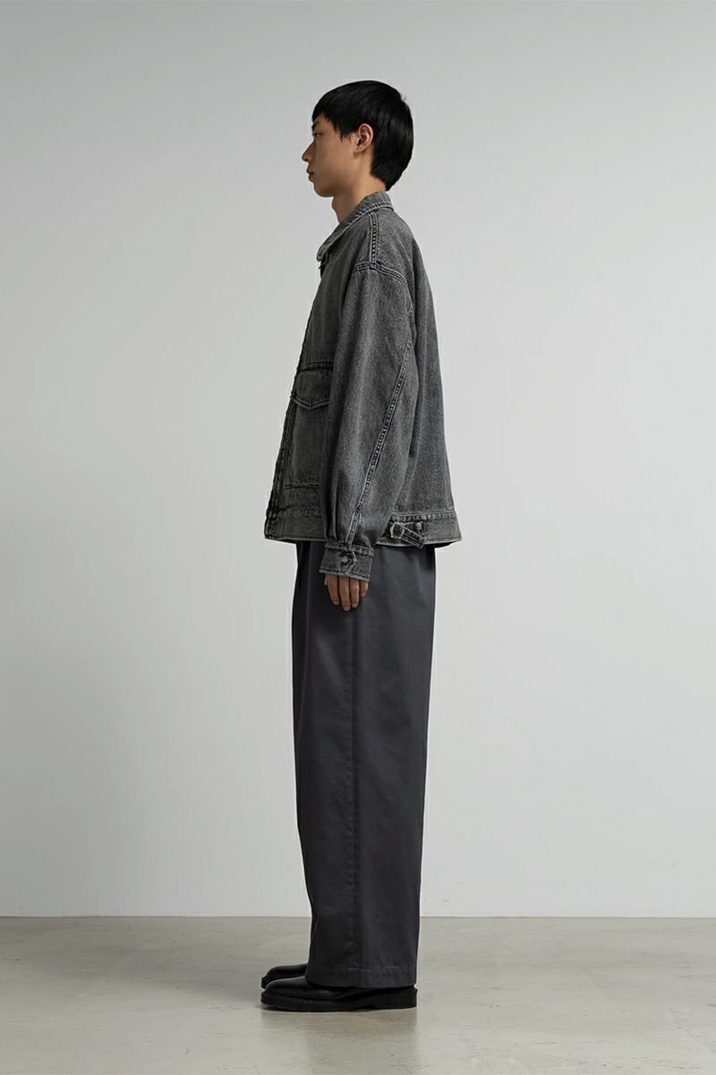 Graphpaper(グラフペーパー) Selvage Denim Zip Jacket -LIGHT FADE- セルヴィッチデニムジップジャケット ライトフェード GM253-20056LB