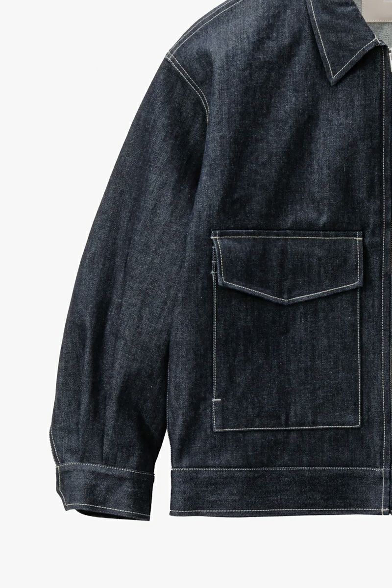Graphpaper(グラフペーパー) Selvage Denim Zip Jacket セルヴィッチデニムジップジャケット GM253-20056RB