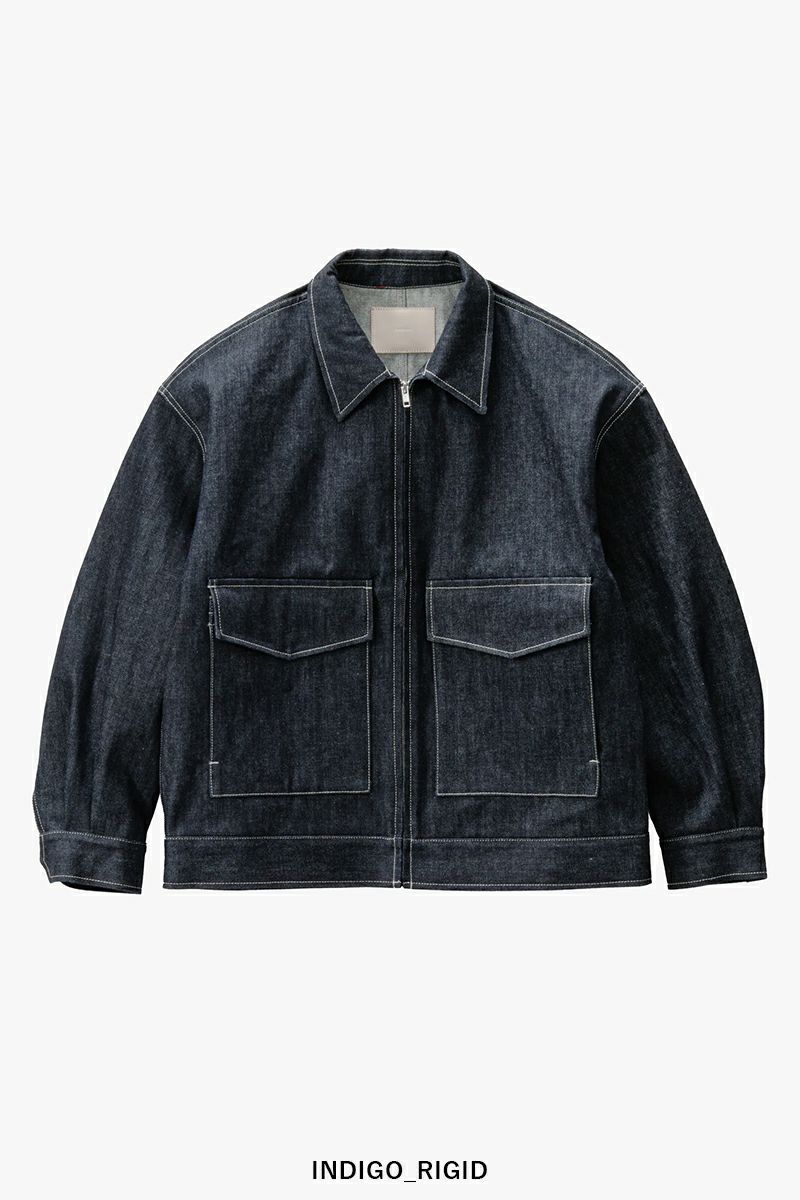 Graphpaper(グラフペーパー) Selvage Denim Zip Jacket セルヴィッチデニムジップジャケット GM253-20056RB