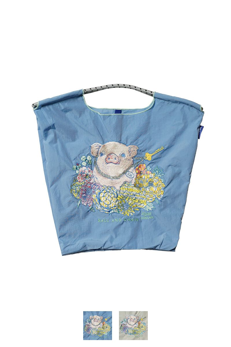 Ball & Chain(ボールアンドチェーン) D.PIG.536 (M) ピッグ(M) ショッピングバック トートバッグ 313016