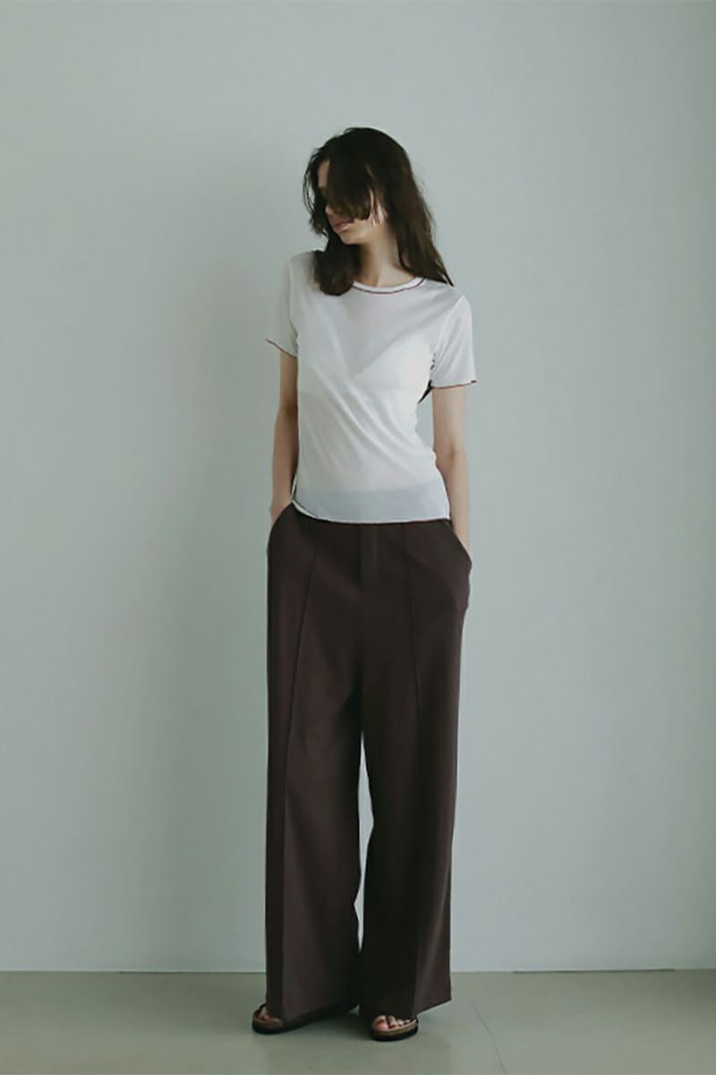 ETRE TOKYO(エトレトウキョウ) ピンタックリラクシーパンツ 1225420042