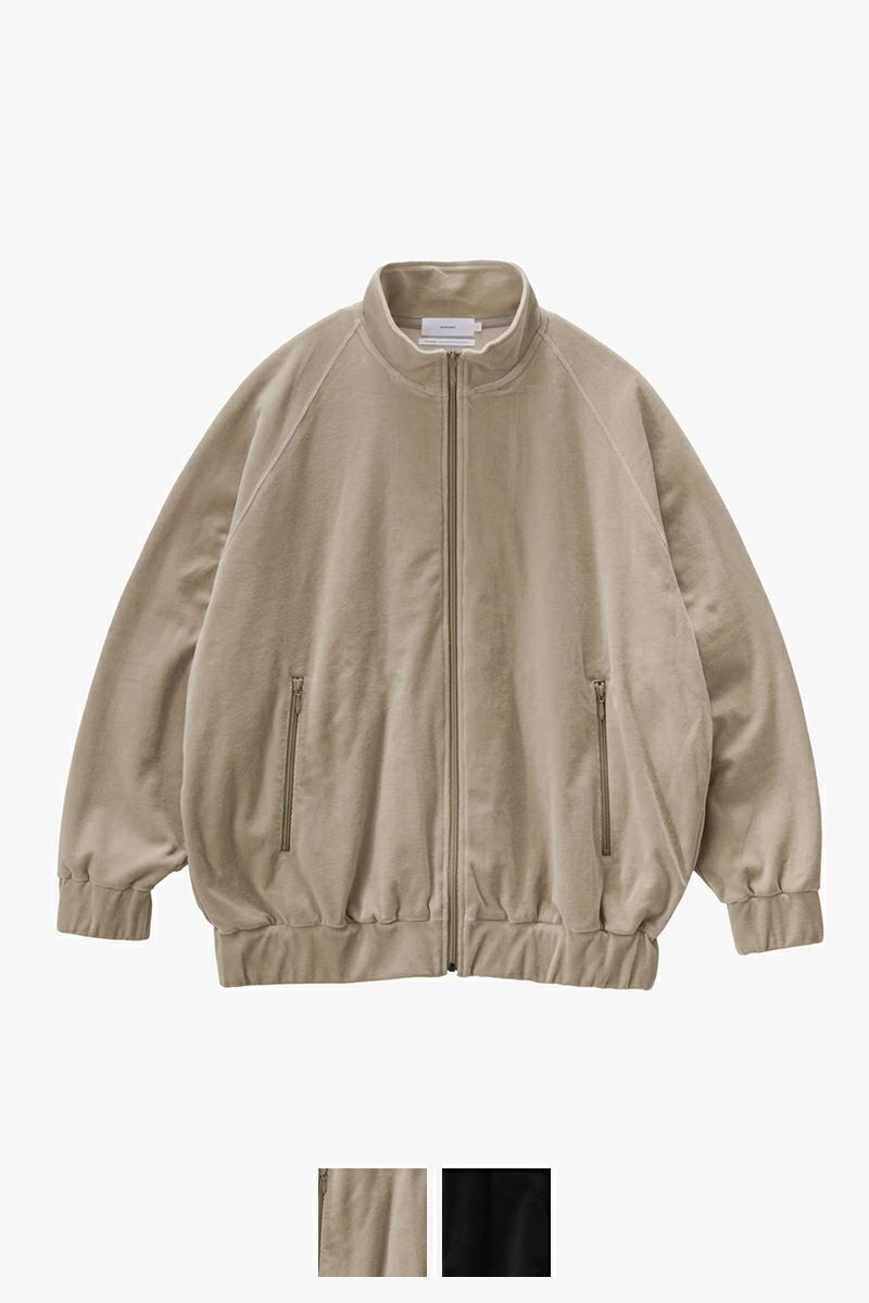 Graphpaper(グラフペーパー) Compact Velour Track Jacket コンパクトベロアトラックジャケット GM253-70404