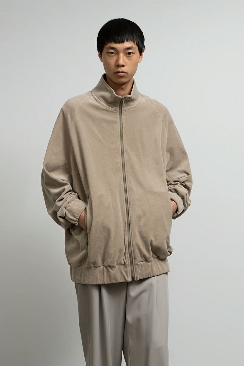 Graphpaper(グラフペーパー) Compact Velour Track Jacket コンパクトベロアトラックジャケット GM253-70404