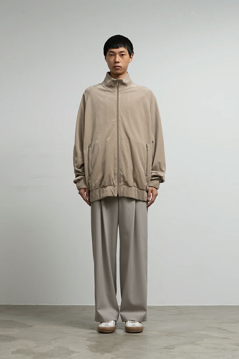 Graphpaper(グラフペーパー) Compact Velour Track Jacket コンパクトベロアトラックジャケット GM253-70404