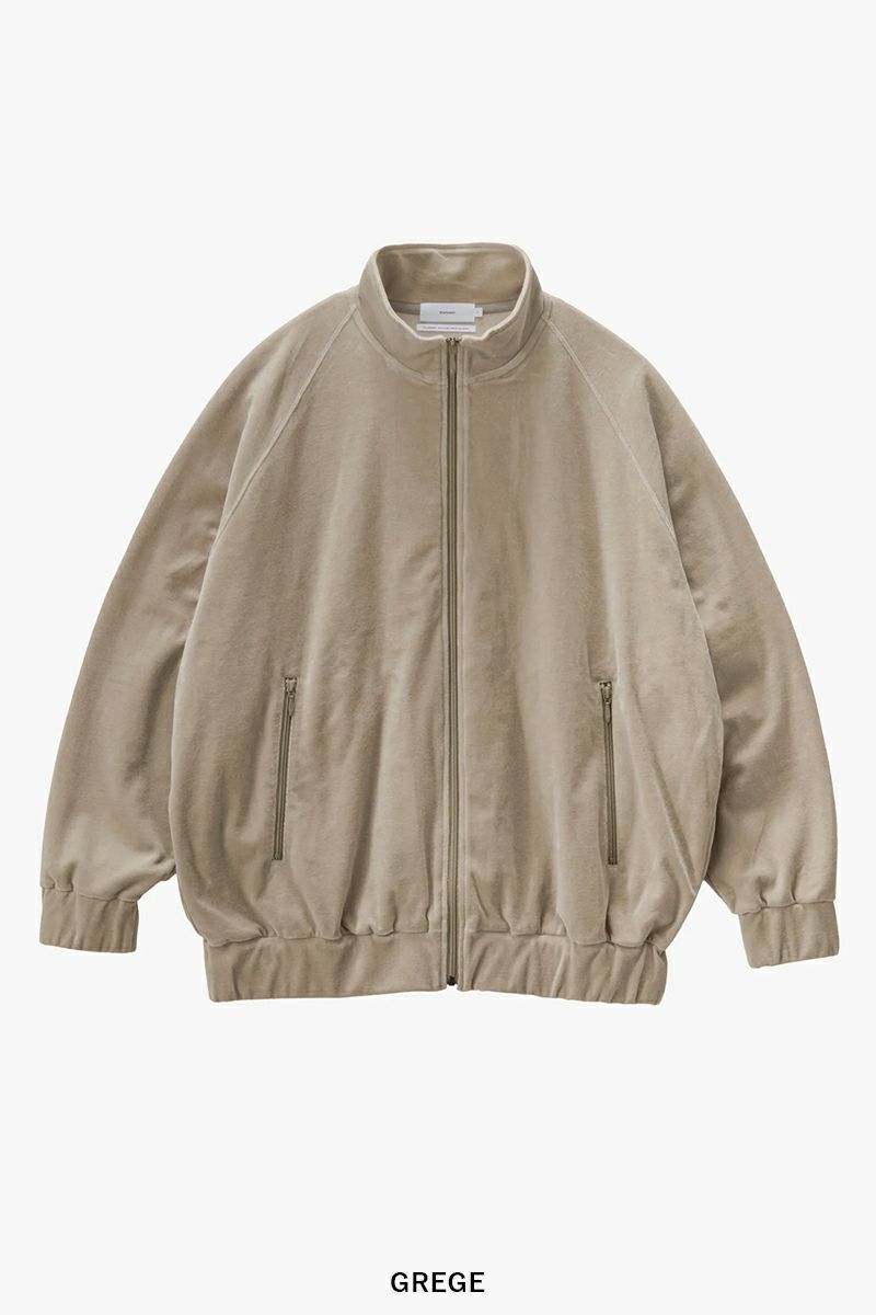 Graphpaper(グラフペーパー) Compact Velour Track Jacket コンパクトベロアトラックジャケット GM253-70404
