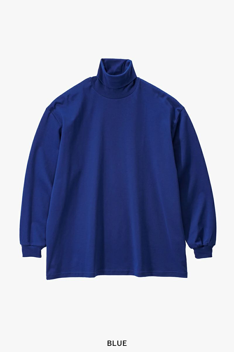 Graphpaper(グラフペーパー) Brushed Mockrody High Neck LS Tee ブラッシュドモックロディハイネック長袖Tシャツ GM253-70422