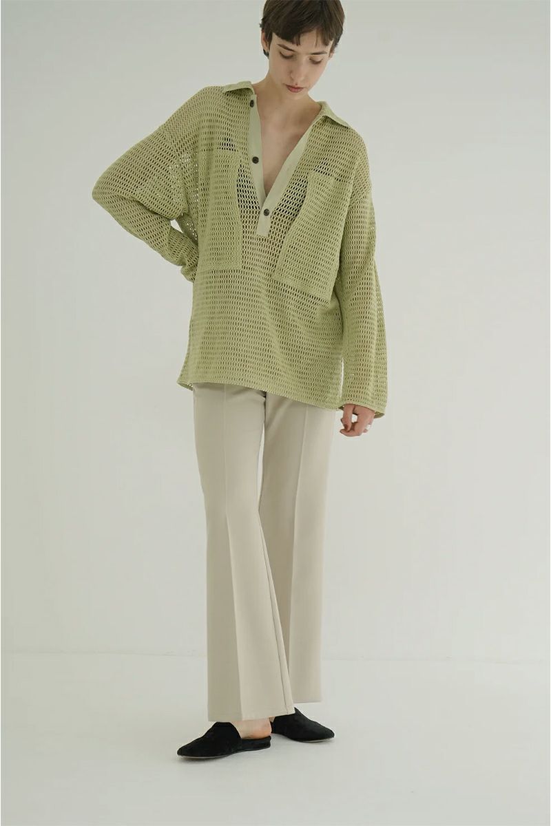 CLANE(クラネ) MESH POCKET OVER SHIRTS メッシュポケットオーバーシャツ 19122-4022