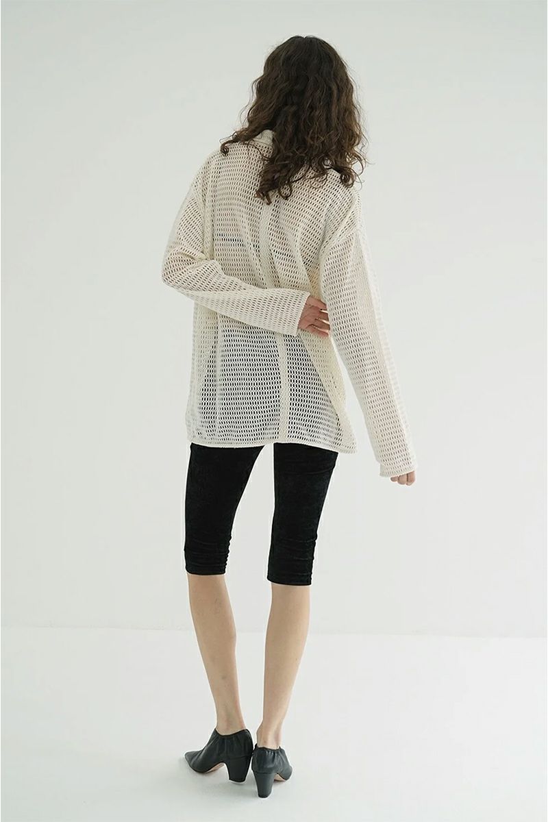 CLANE(クラネ) MESH POCKET OVER SHIRTS メッシュポケットオーバーシャツ 19122-4022