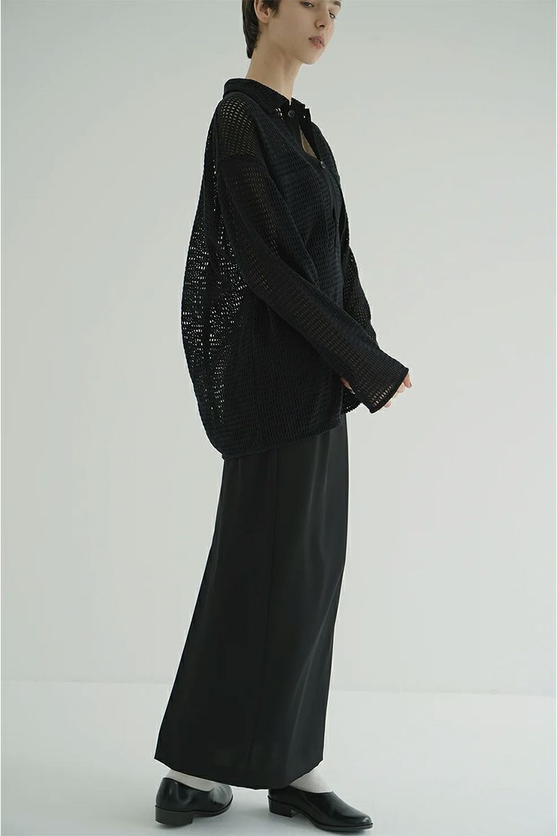 CLANE(クラネ) MESH POCKET OVER SHIRTS メッシュポケットオーバーシャツ 19122-4022