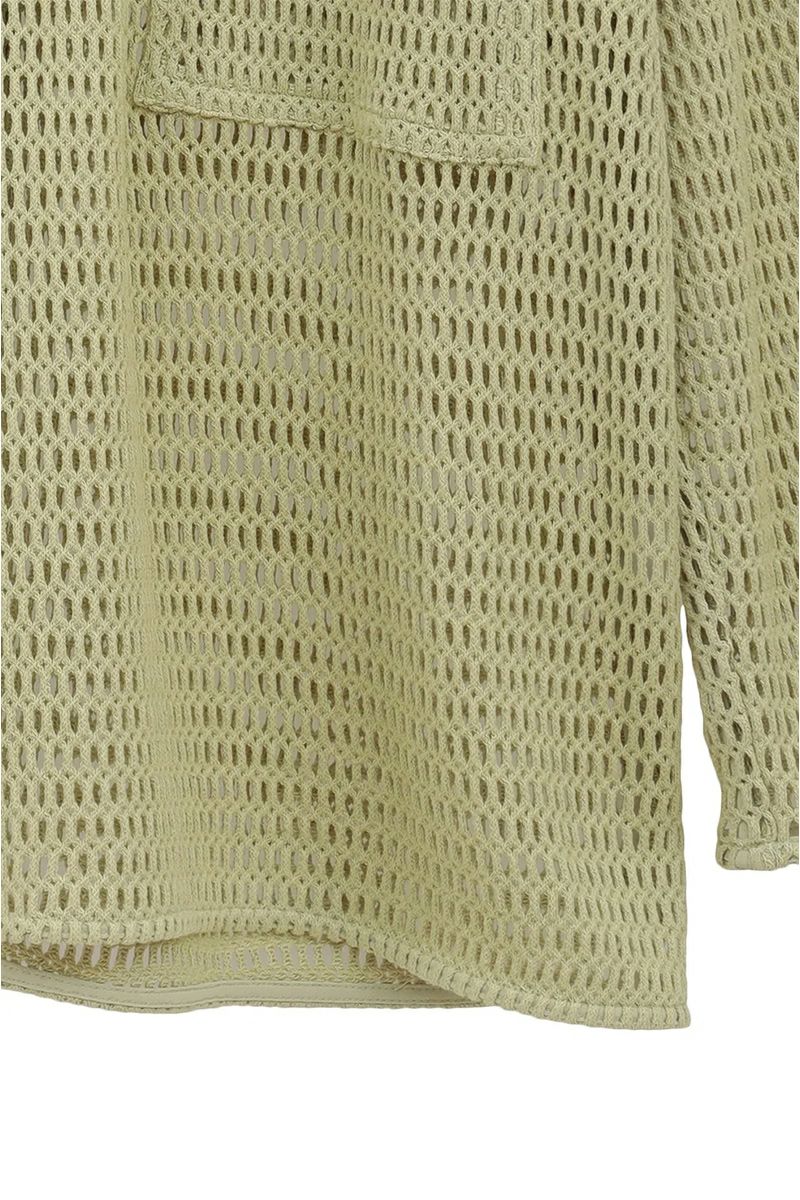 CLANE(クラネ) MESH POCKET OVER SHIRTS メッシュポケットオーバーシャツ 19122-4022