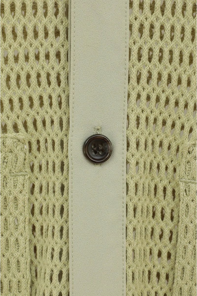 CLANE(クラネ) MESH POCKET OVER SHIRTS メッシュポケットオーバーシャツ 19122-4022