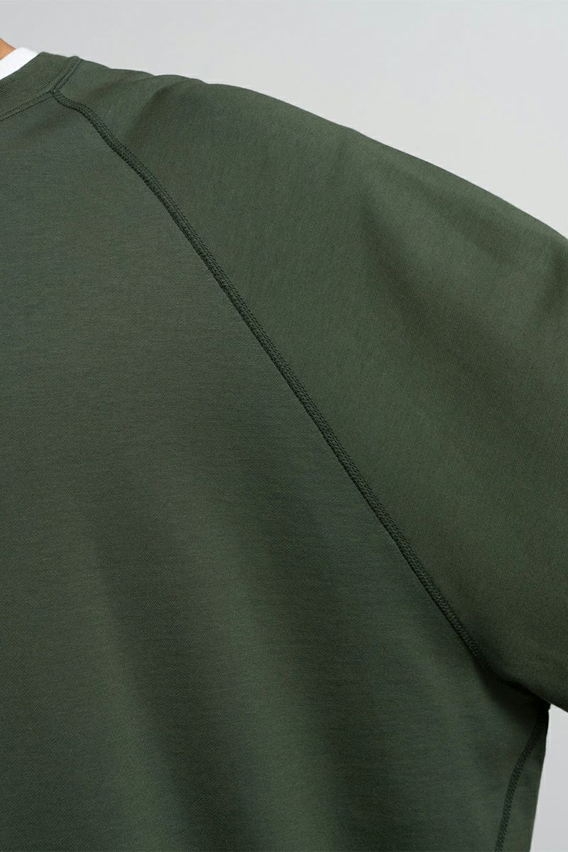 Graphpaper(グラフペーパー)  Hard Terry Crew Neck Sweat ハードテリークルーネックスウェット GM253-70195C