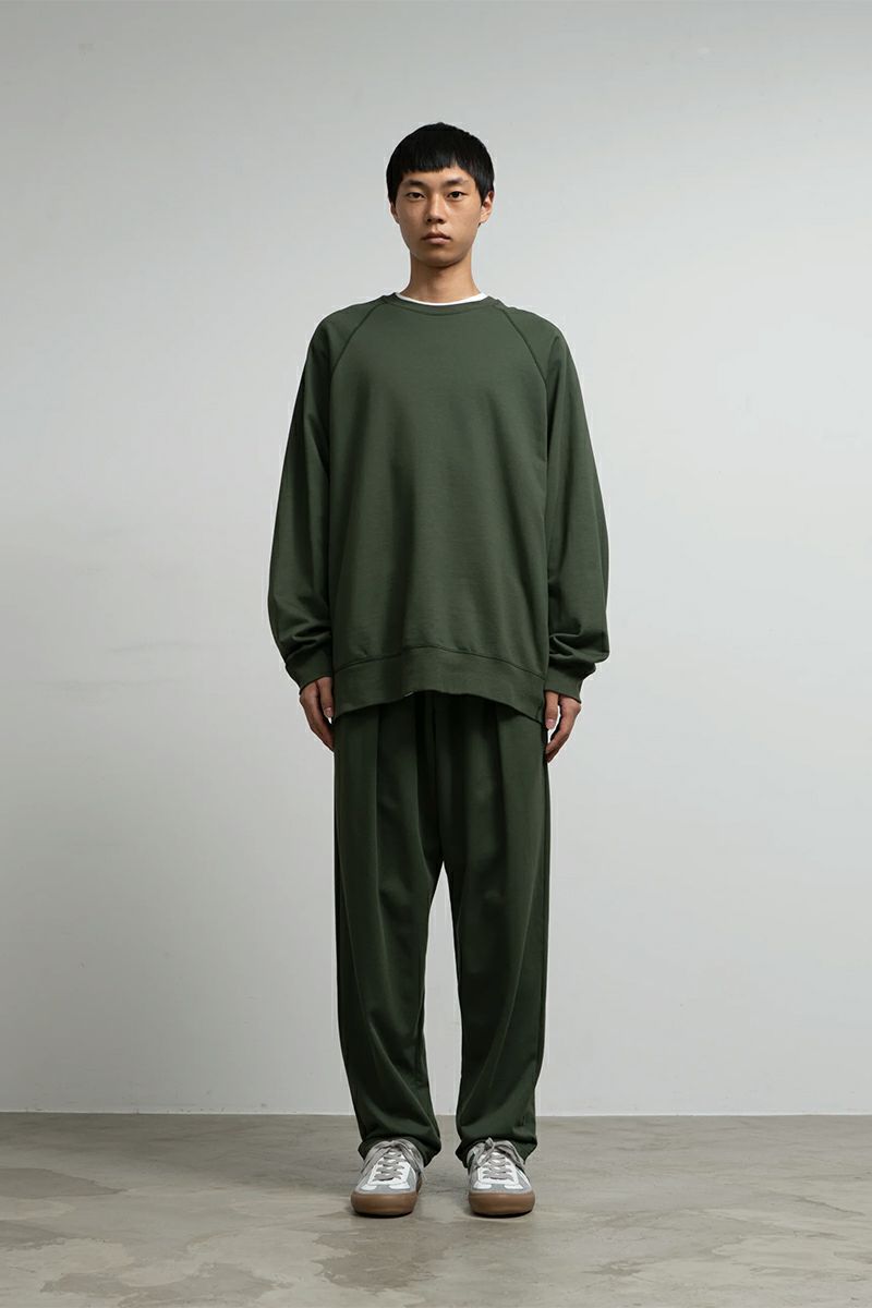 Graphpaper(グラフペーパー)  Hard Terry Crew Neck Sweat ハードテリークルーネックスウェット GM253-70195C