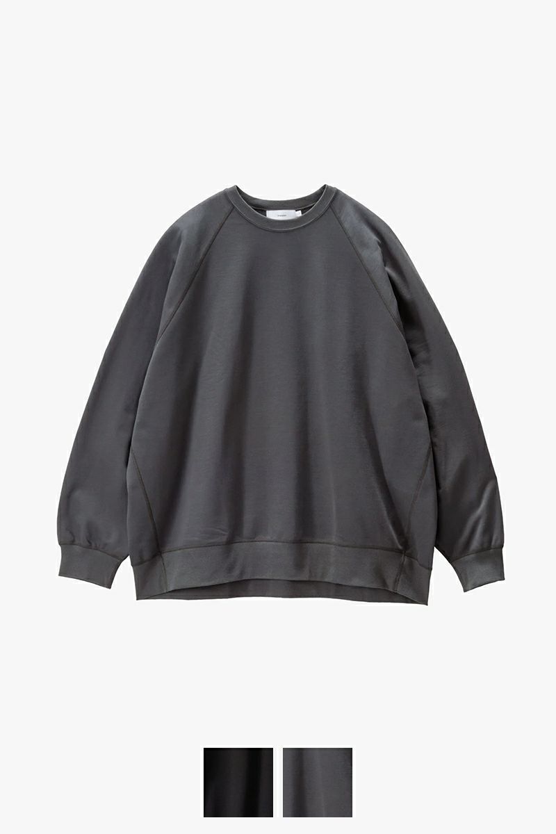 Graphpaper(グラフペーパー)  Hard Terry Crew Neck Sweat ハードテリークルーネックスウェット GM253-70195B