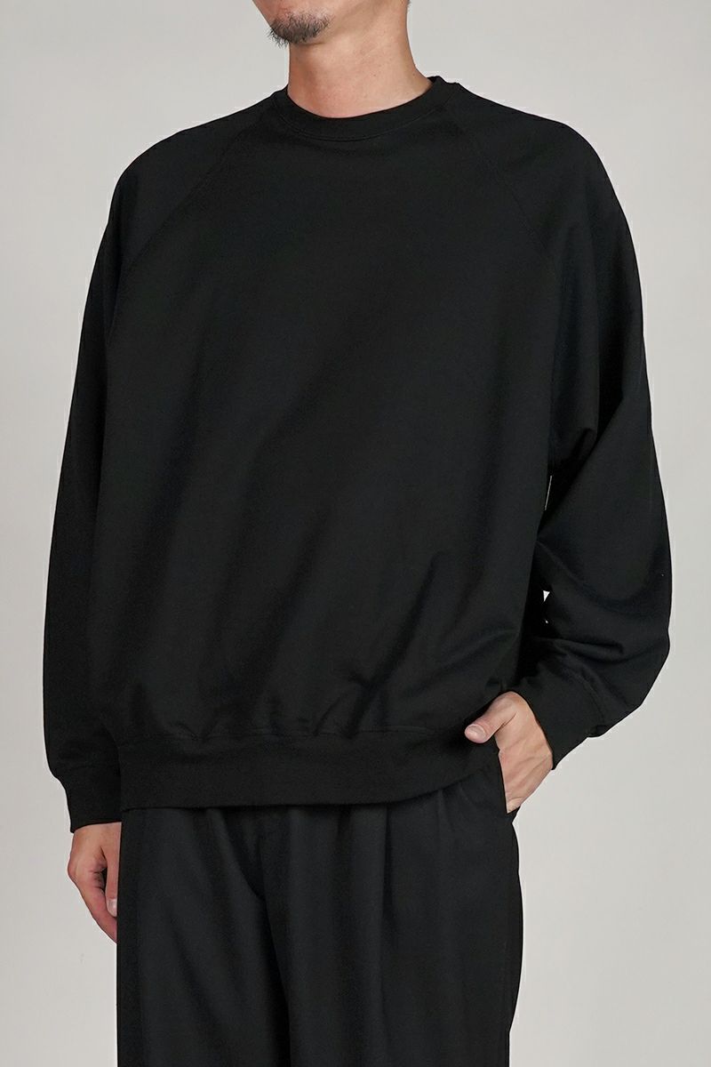 Graphpaper(グラフペーパー)  Hard Terry Crew Neck Sweat ハードテリークルーネックスウェット GM253-70195B