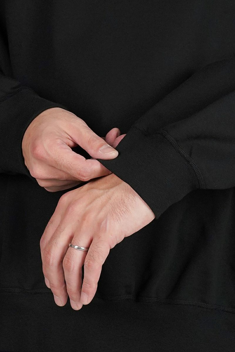 Graphpaper(グラフペーパー)  Hard Terry Crew Neck Sweat ハードテリークルーネックスウェット GM253-70195B