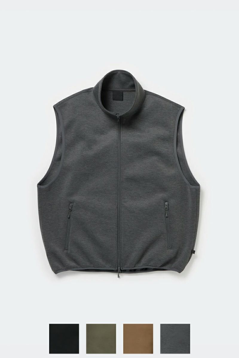DAIWA PIER 39(ダイワピア39)  TECH SCUBA KNIT STAND COLLAR VEST テックスキューバニットスタンドカラーベスト BE-61025W