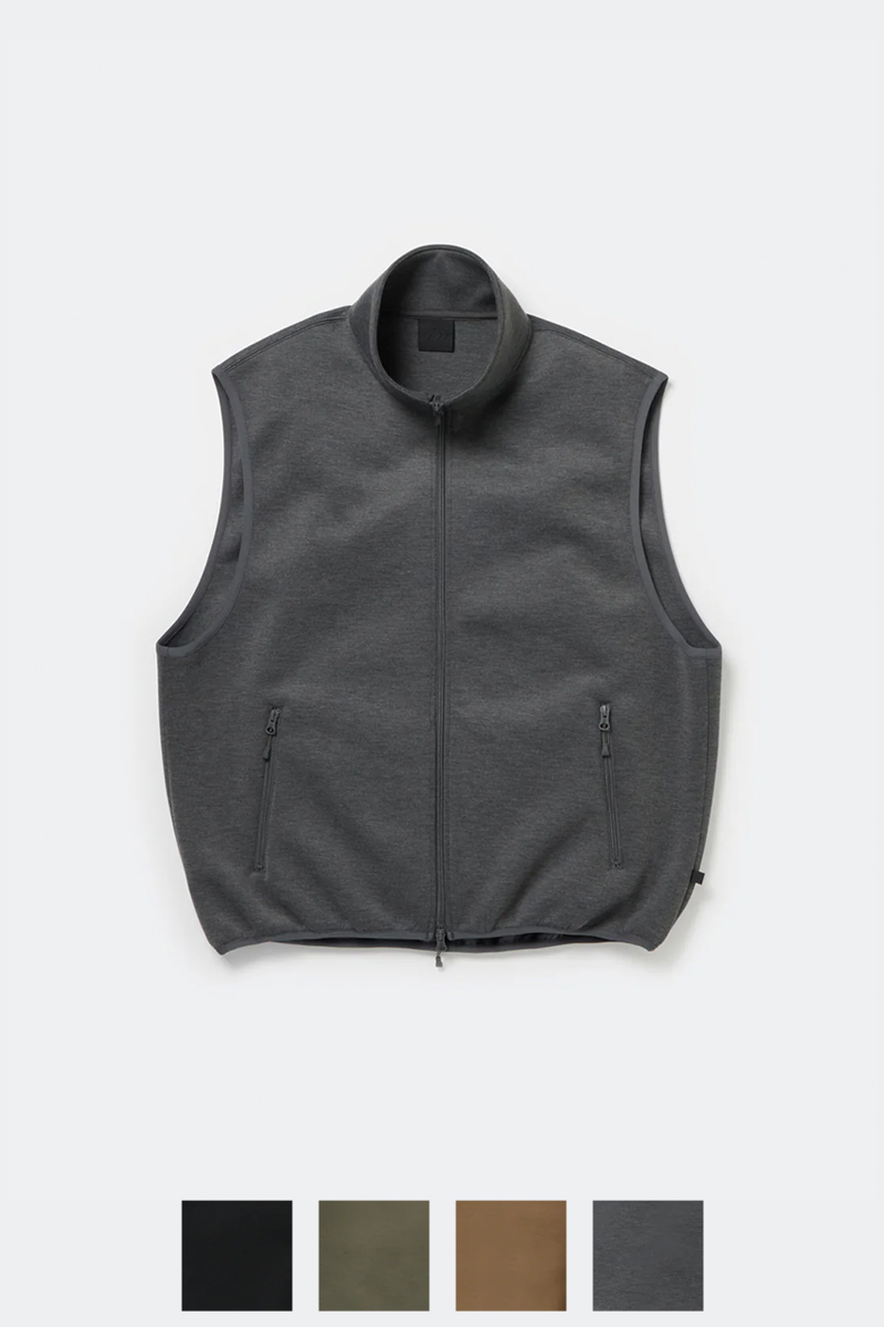 DAIWA PIER 39(ダイワピア39)  TECH SCUBA KNIT STAND COLLAR VEST テックスキューバニットスタンドカラーベスト BE-61025W