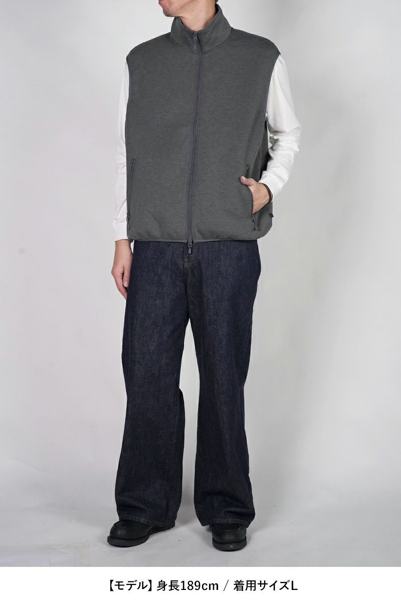 DAIWA PIER 39(ダイワピア39)  TECH SCUBA KNIT STAND COLLAR VEST テックスキューバニットスタンドカラーベスト BE-61025W
