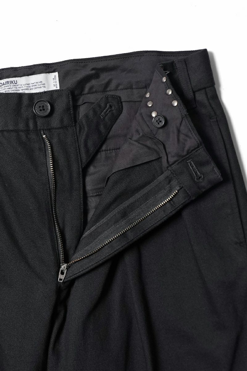 DAIRIKU(ダイリク) "Cooper" Adjuster Wide Chino Pants クーパーアジャスターワイドチノパンツ 25AW CP3