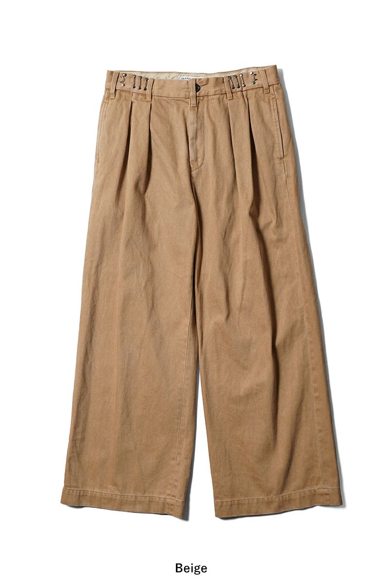 DAIRIKU(ダイリク) "Cooper" Adjuster Wide Chino Pants クーパーアジャスターワイドチノパンツ 25AW CP3