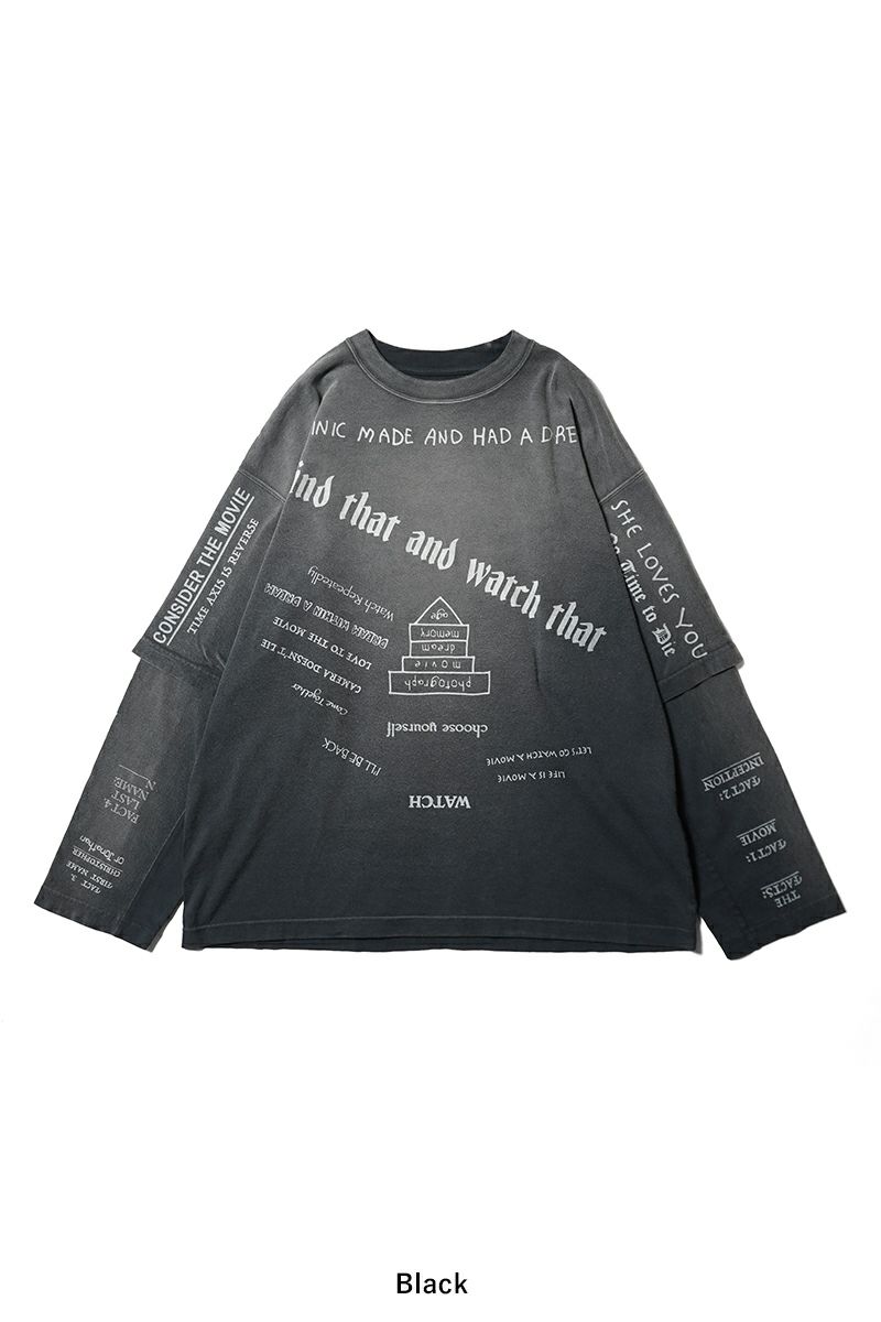DAIRIKU(ダイリク) "TATTOO" Swithing Tee タトゥースウィングTシャツ 25AW C3