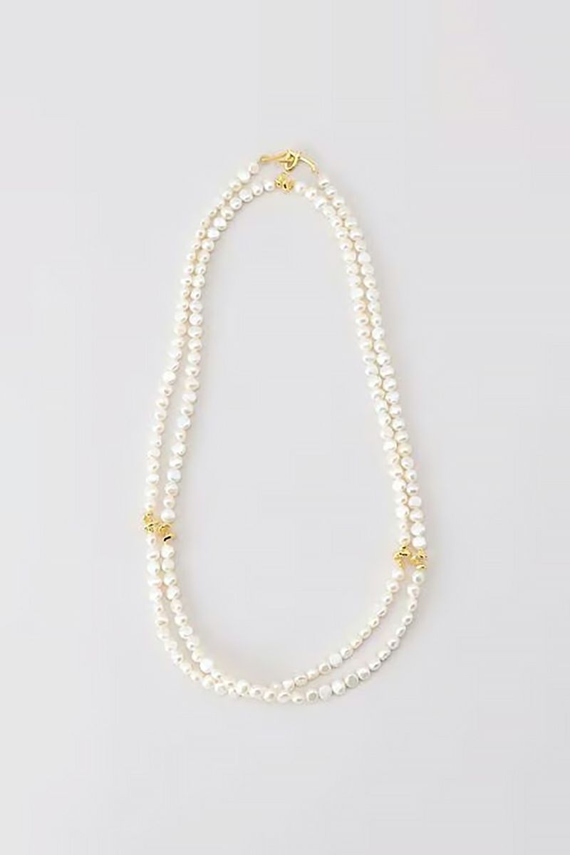 PREEK(プリーク) BAROQUE PEARL ROPE BELT NECKLACE 130 バロックパールロープベルトネックレス 18826990737