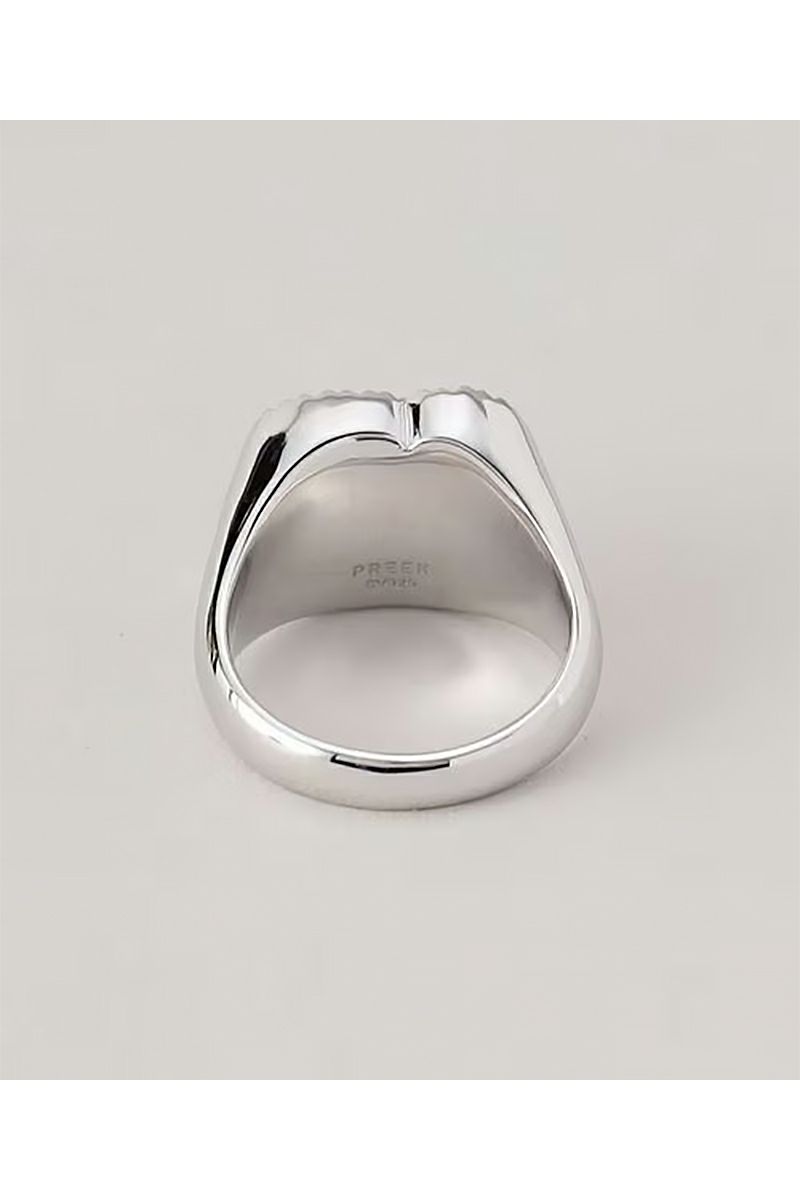 PREEK(プリーク) DIAMOND HEART STONE RING SILVER ダイヤモンドハートストーンリング シルバー 18826990992