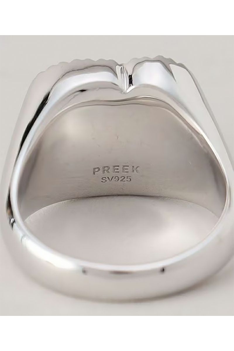 PREEK(プリーク) DIAMOND HEART STONE RING SILVER ダイヤモンドハートストーンリング シルバー 18826990992