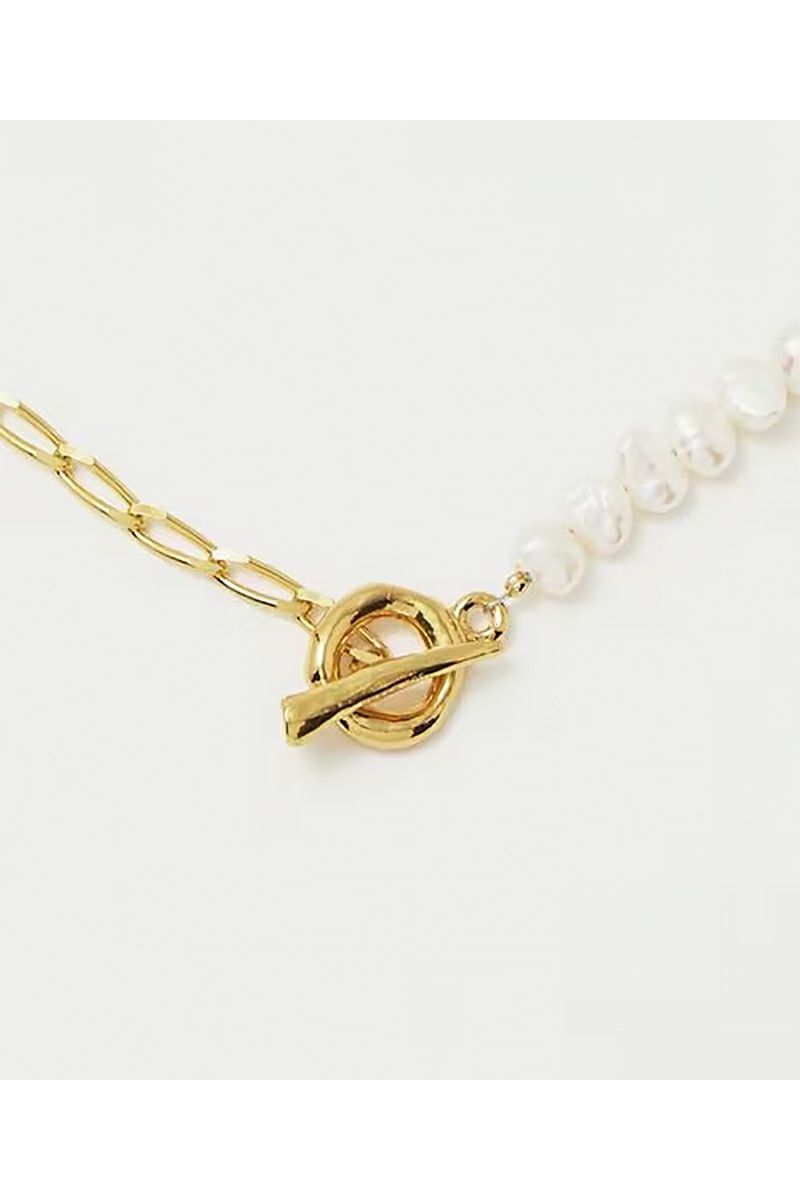 PREEK(プリーク) BAROQUE PEARL CHAIN 3WAY NECKLACE バロックパールチェーン3ウェイネックレス 18826991020