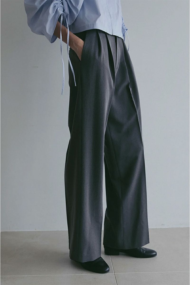 MANOF(マノフ) WAIST SLIT SLACKS ウエストスリットスラックス 89110-7052