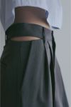 MANOF(マノフ) WAIST SLIT SLACKS ウエストスリットスラックス 89110-7052