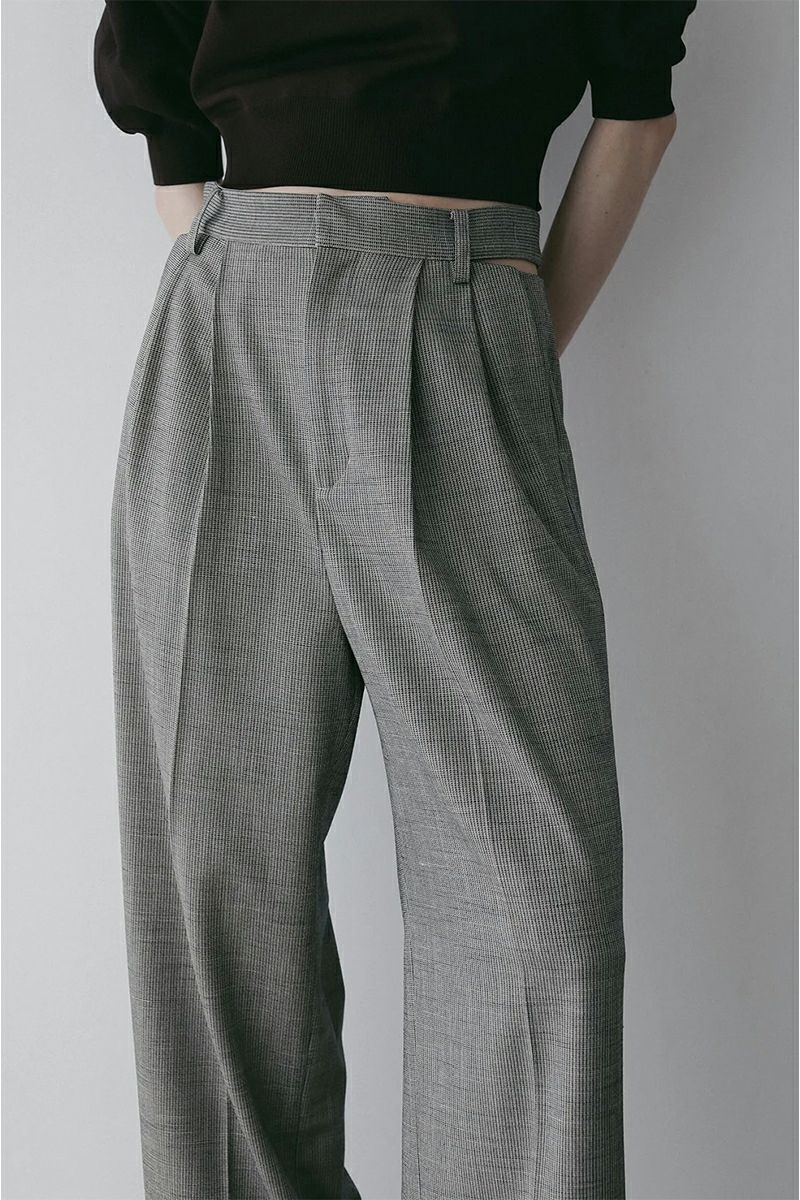 MANOF(マノフ) WAIST SLIT SLACKS ウエストスリットスラックス 89110-7052