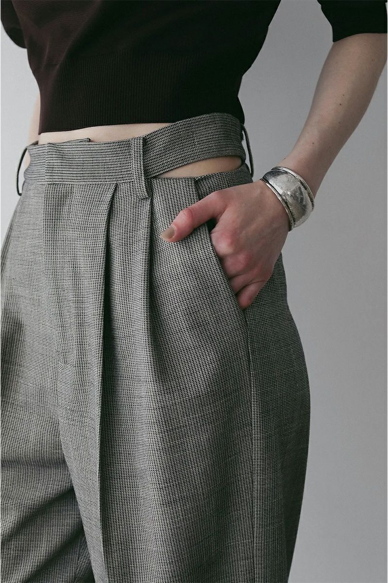 MANOF(マノフ) WAIST SLIT SLACKS ウエストスリットスラックス 89110-7052