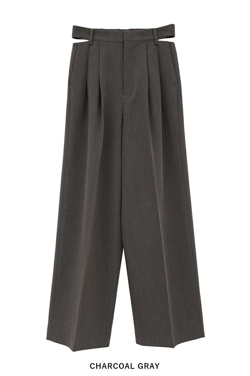 MANOF(マノフ) WAIST SLIT SLACKS ウエストスリットスラックス 89110-7052