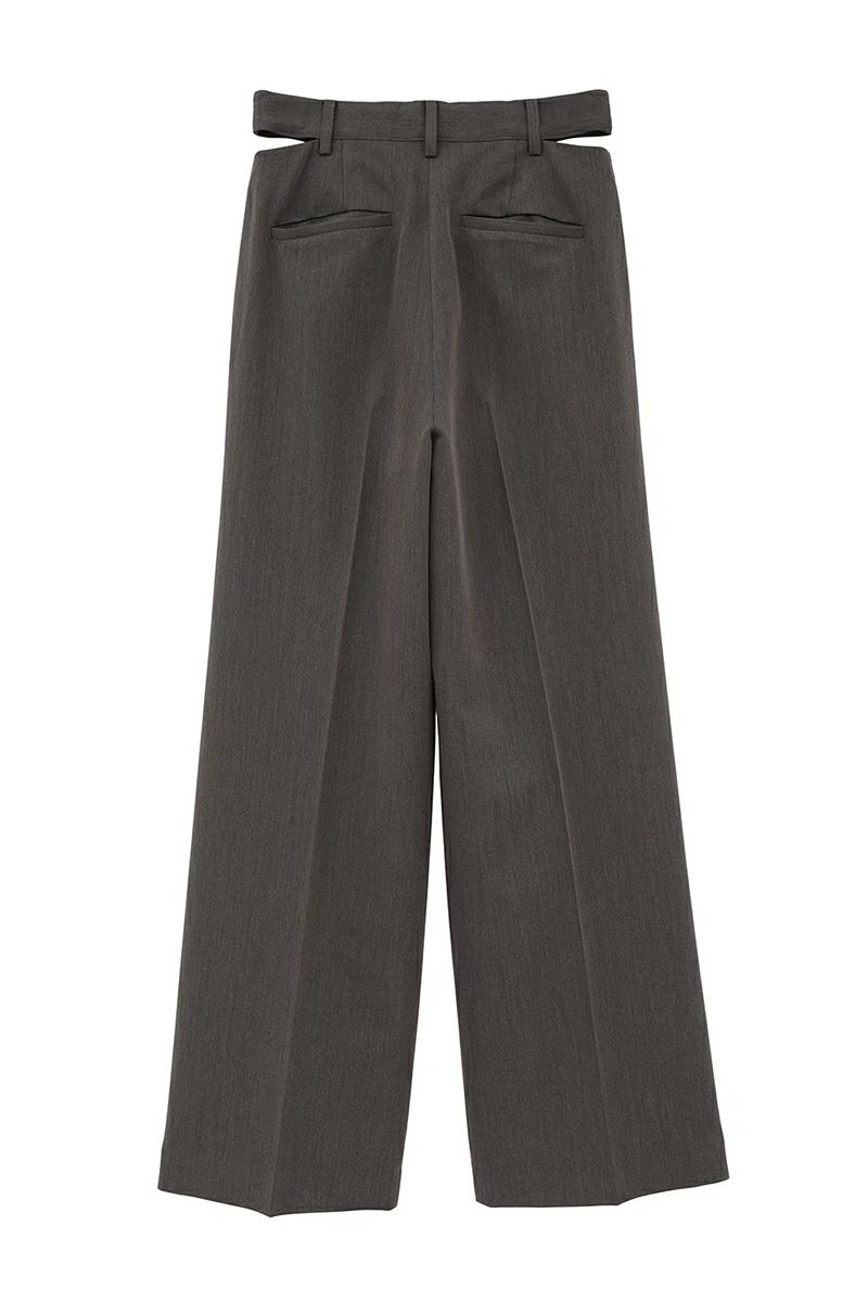 MANOF(マノフ) WAIST SLIT SLACKS ウエストスリットスラックス 89110-7052