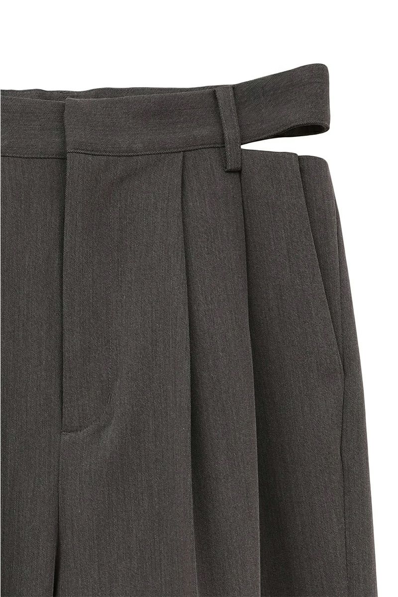 MANOF(マノフ) WAIST SLIT SLACKS ウエストスリットスラックス 89110-7052