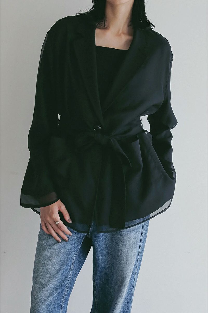 MANOF(マノフ) LAYERED SHEER JACKET レーヤードシアージャケット 89101-0012