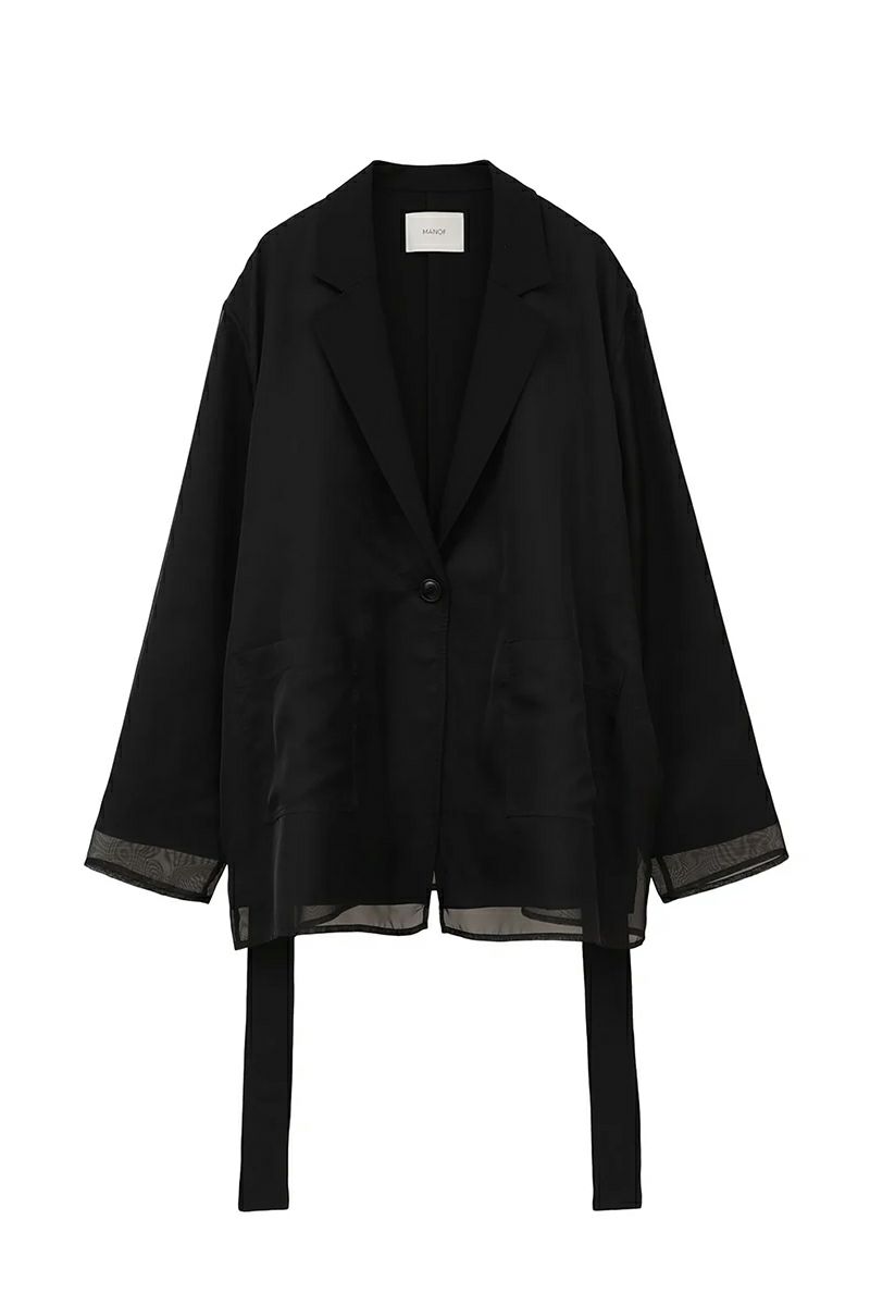 MANOF(マノフ) LAYERED SHEER JACKET レーヤードシアージャケット 89101-0012