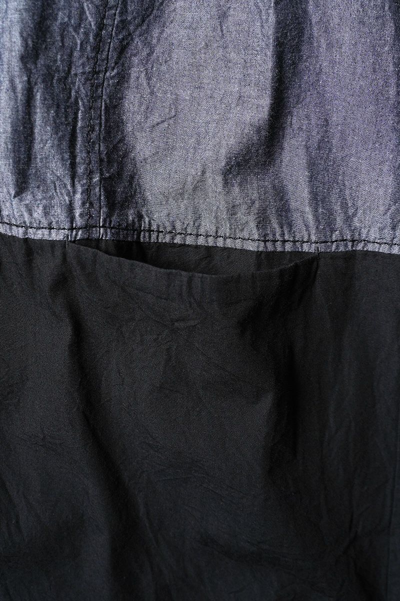 homspun(ホームスパン) ライトオンスシャンブレー　七分袖比翼ワンピース 252-1644