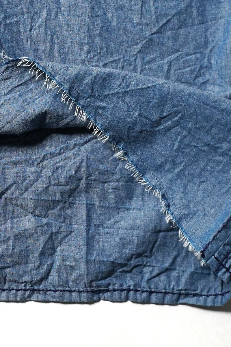 homspun(ホームスパン)  ライトオンスシャンブレー　プルオーバ－ワンピース 252-164