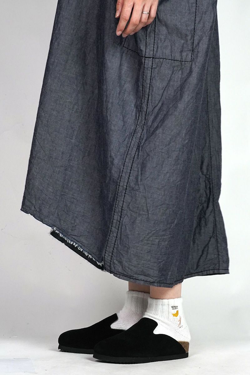 homspun(ホームスパン)  ライトオンスシャンブレー　プルオーバ－ワンピース 252-164