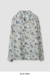 JANE SMITH(ジェーンスミス) COTTON CORDUROY FLOWER PRINT OPEN COLLAR SHIRT コットンコーデュロイフラワープリントオープンカラーシャツ 25WSH-#521S
