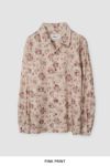 JANE SMITH(ジェーンスミス) COTTON CORDUROY FLOWER PRINT OPEN COLLAR SHIRT コットンコーデュロイフラワープリントオープンカラーシャツ 25WSH-#521S