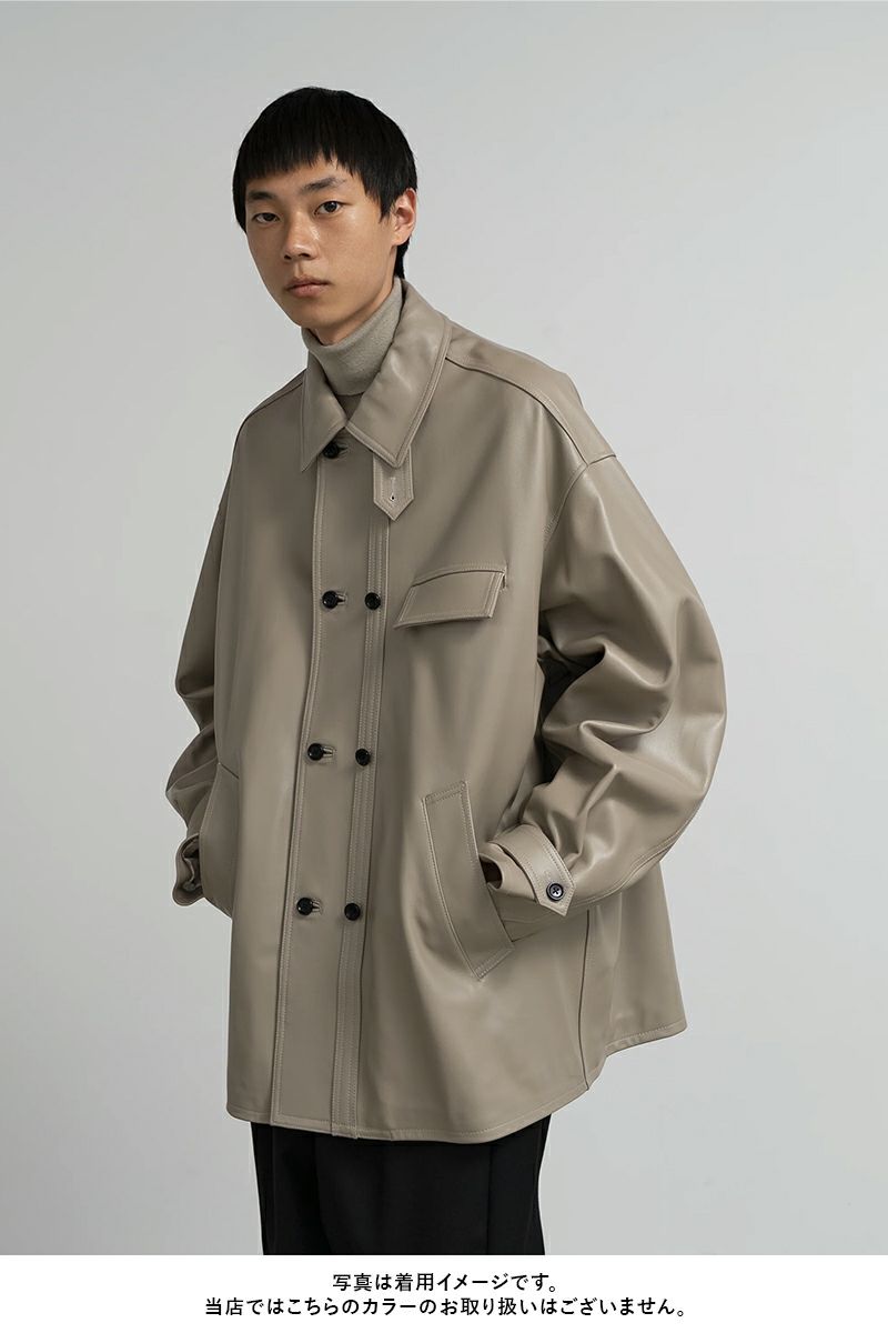 Graphpaper(グラフペーパー) Sheep Leather Corbusier Jacket シープレザー コルビュジエ ジャケット GM253-30444