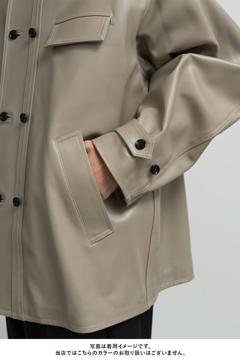 Graphpaper(グラフペーパー) Sheep Leather Corbusier Jacket シープレザー コルビュジエ ジャケット GM253-30444